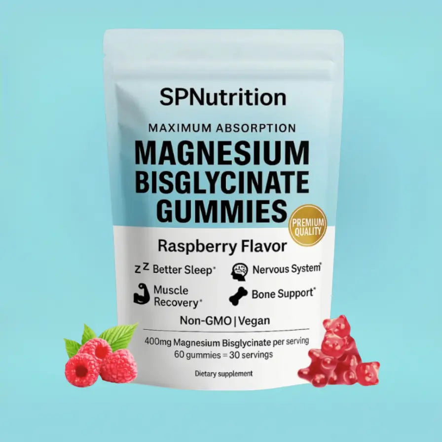 Magnesium Bisglycinate Gummies – 400mg (Sleep & Calm Support)
