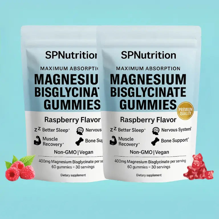 Magnesium Bisglycinate Gummies – 400mg (Sleep & Calm Support)