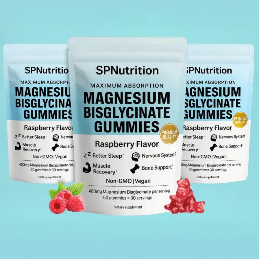 Magnesium Bisglycinate Gummies – 400mg (Sleep & Calm Support)